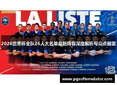 2026世界杯全队26人大名单最新阵容深度解析与亮点展望